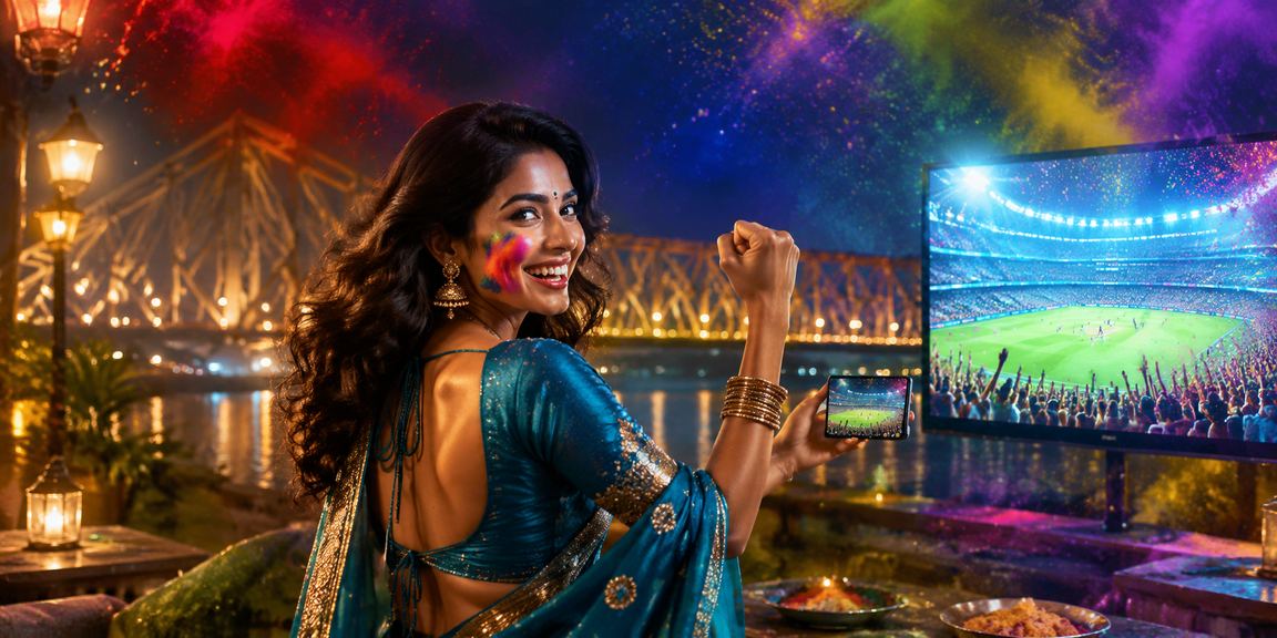 Kolkata Howrah Bridge with VIP bonus promotion